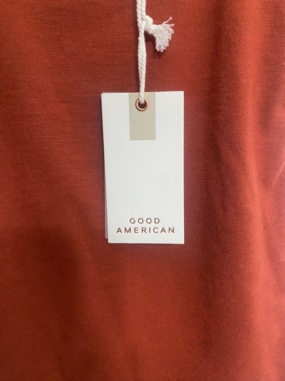 Good American Square Neck Bodysuit in Sepia - Size 0 (XS) - Picture 5 of 5